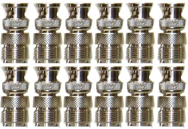 MFJ-7708P, 12-PACK BNC MALE TO SO-239 ADAPTOR (610-2008) 3 MFJ-7708P, 12-PACK BNC MALE TO SO-239 ADAPTOR (610-2008)