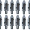 MFJ-7715P, 12PK, 3/8-24 TO .2~HOLE, WHIP FERRULES