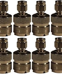 MFJ-7719P, 12-PACK, ADAPTOR, SMA MALE TO SO-239 (610-2119)