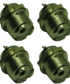 MFJ-7722P, 12PACK, 7722 SO-239 SGL HOLE TEFLON