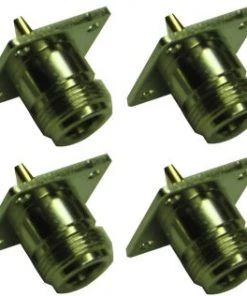 MFJ-7723P, 12PACK, 7723 N-CH MT, 4-HOLE TEFLON