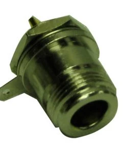 MFJ-7724, N CONNECTOR, CH.MT, SGL HOLE,TEF(610-2201T)HG