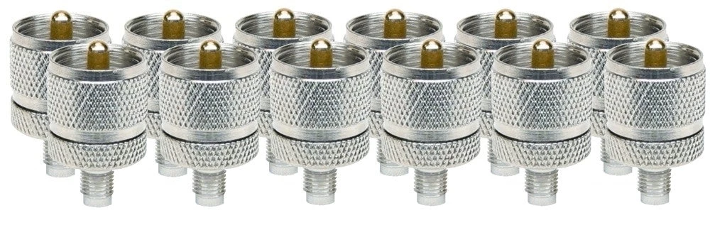 MFJ-7727P, 12-PK, ADAPTOR, PL-259 TO SMA FEMALE (610-2127) 3 MFJ-7727P, 12-PK, ADAPTOR, PL-259 TO SMA FEMALE (610-2127)