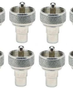 MFJ-7732P, 12-PK, ADAPTOR, PL-259 TO RCA PHONO JACK (610-2104