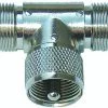 MFJ-7733, ADAPTOR, UHF T, PL TO DUAL SO-239