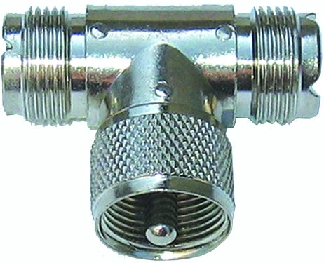 MFJ-7733, ADAPTOR, UHF T, PL TO DUAL SO-239 3 MFJ-7733, ADAPTOR, UHF T, PL TO DUAL SO-239