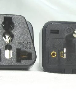 MFJ-7780, ADAPTER, AC PLUG, EU TO NEMA 6-20P,614-0220,BLACK