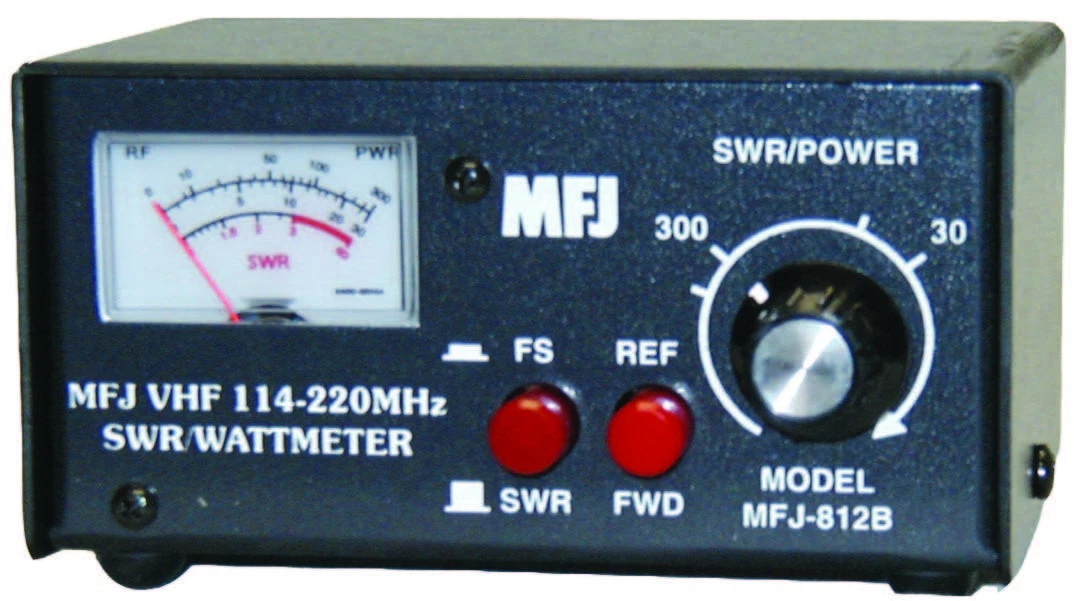 MFJ-812B, WATTMETER, VHF SWR/WATTMETER, 30, 300 WATTS 3 MFJ-812B, WATTMETER, VHF SWR/WATTMETER, 30, 300 WATTS