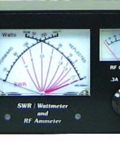MFJ-836H, RF IN-LINE CURRENT/SWR/WATTMETER, 1-30MHz, 30A