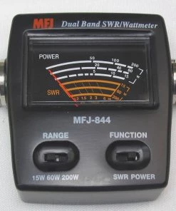 MFJ-844, WATTMETER, COMPACT, 144/440 MHz DB, DELUXE