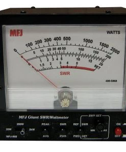 MFJ-868B, GIANT HF+6M, PEAK READING SWR/WATTMETER, 1.5kW