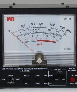 MFJ-868B, GIANT HF+6M, PEAK READING SWR/WATTMETER, 1.5kW