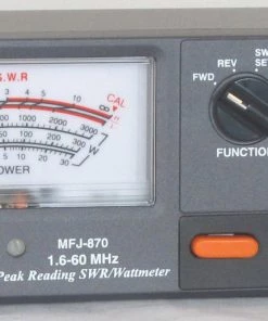 MFJ-870, WATTMETER, 1.6-60 MHz, 3kW