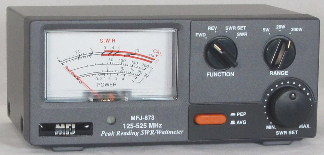 MFJ-873, WATTMETER, 125-525 MHz, 200 W 4 MFJ-873, WATTMETER, 125-525 MHz, 200 W