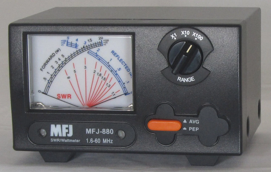 MFJ-880, X SWR/WATTMETER, 1.6-60 MHz, 2kW 5 MFJ-880, X SWR/WATTMETER, 1.6-60 MHz, 2kW