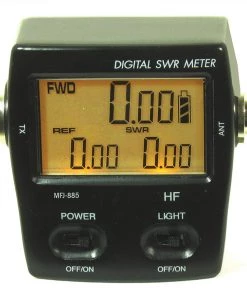 MFJ-845, WATTMETER, DIGITAL, 1.8-60 MHz, 200 WATT