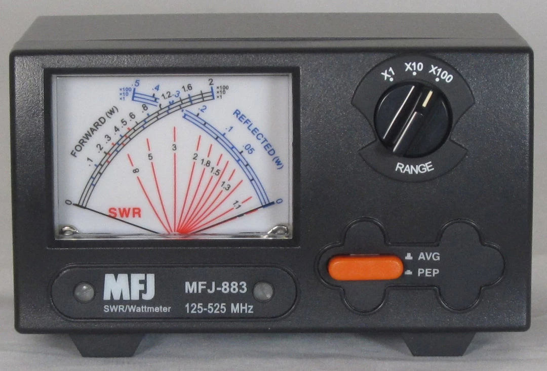 MFJ-883, X SWR/WATTMETER, 125-525 MHz, 200 W 3 MFJ-883, X SWR/WATTMETER, 125-525 MHz, 200 W