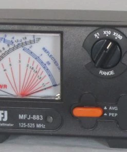 MFJ-883, X SWR/WATTMETER, 125-525 MHz, 200 W 9 MFJ-883, X SWR/WATTMETER, 125-525 MHz, 200 W