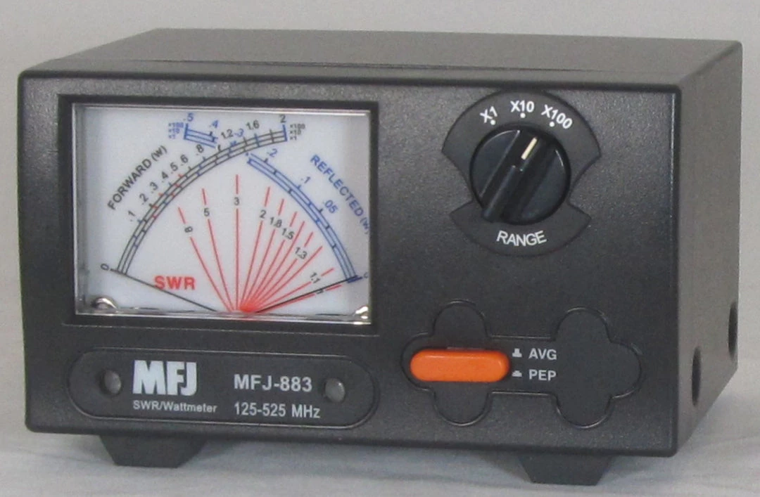 MFJ-883, X SWR/WATTMETER, 125-525 MHz, 200 W 5 MFJ-883, X SWR/WATTMETER, 125-525 MHz, 200 W