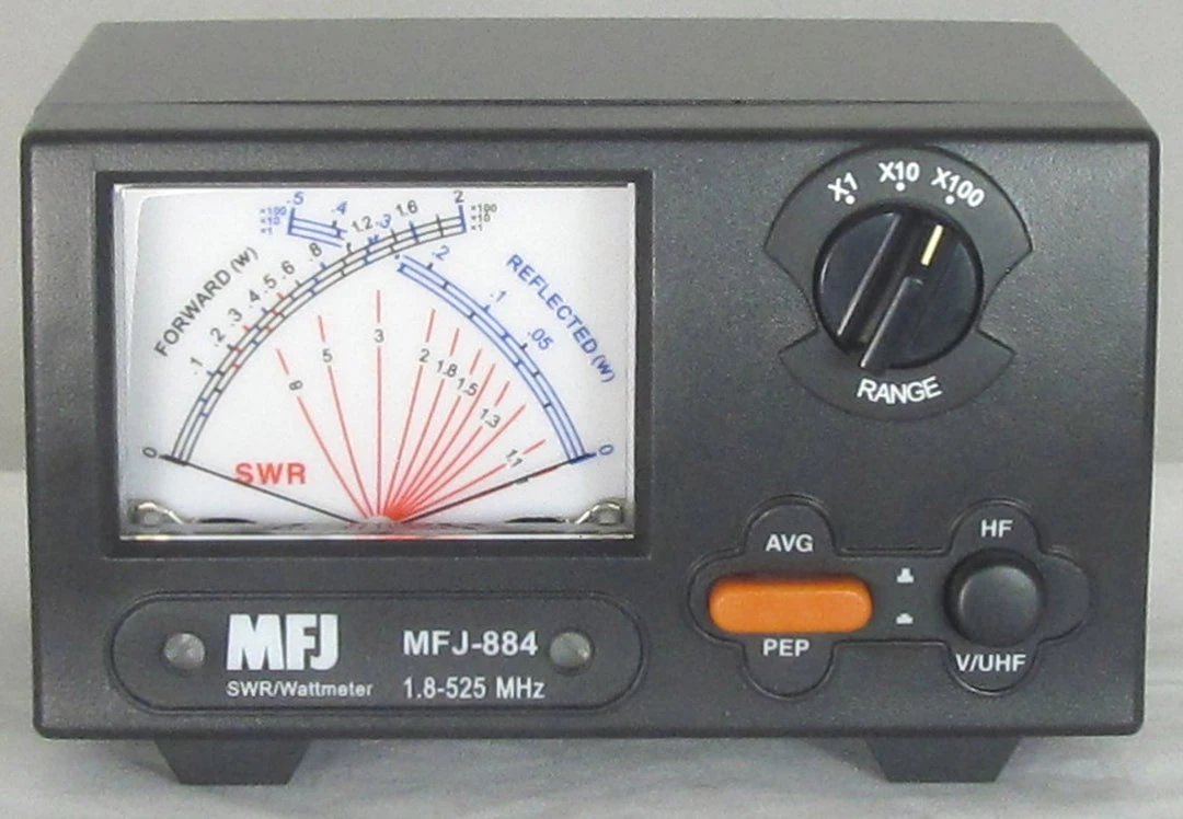 MFJ-884, X SWR/WATTMETER, 1.8-525 MHz, 200 W 3 MFJ-884, X SWR/WATTMETER, 1.8-525 MHz, 200 W