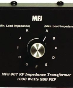 MFJ-907, RF TRANSFORMER, VARIABLE, 2-50 OHM, 1kW
