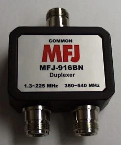 MFJ-916BN, 1.8-225MHz, 350-540 MHz DUPLEXER, N FEMALE