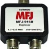 MFJ-916B, 1.8-225, 350-540 MHz DUPLEXER, ALL SO-239