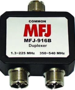 MFJ-916B, 1.8-225, 350-540 MHz DUPLEXER, ALL SO-239