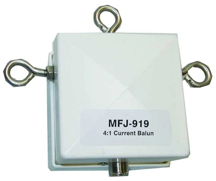 MFJ-919, BALUN, CURRENT, 4:1, 1.8-30 MHz, 1.5kW 3 MFJ-919, BALUN, CURRENT, 4:1, 1.8-30 MHz, 1.5kW