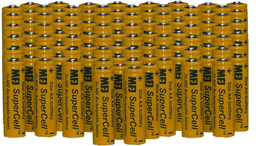 MFJ-92AA100, BATTERY, NI-MH, AA, 3000 MA, 100 PACK 3 MFJ-92AA100, BATTERY, NI-MH, AA, 3000 MA, 100 PACK