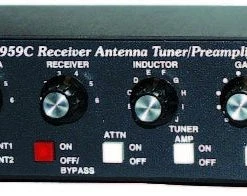 MFJ-959C, ANTENNA TUNER, SWL, WITH PREAMP