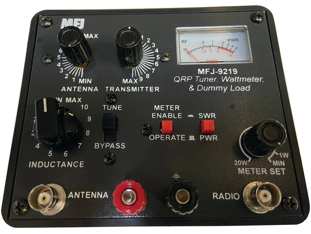 MFJ-9219, QRP Antenna Tuner, SWR/Wattmeter & Dummy Load 3 MFJ-9219, QRP Antenna Tuner, SWR/Wattmeter & Dummy Load