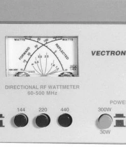 Vectronics PM-30UVN, 144/220/440 MHz WATTMETER, 30/300W, N