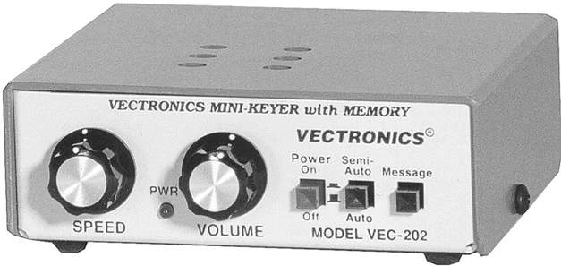 Vectronics VEC-202, ELECTRONIC KEYER W/MEMORY 3 Vectronics VEC-202, ELECTRONIC KEYER W/MEMORY